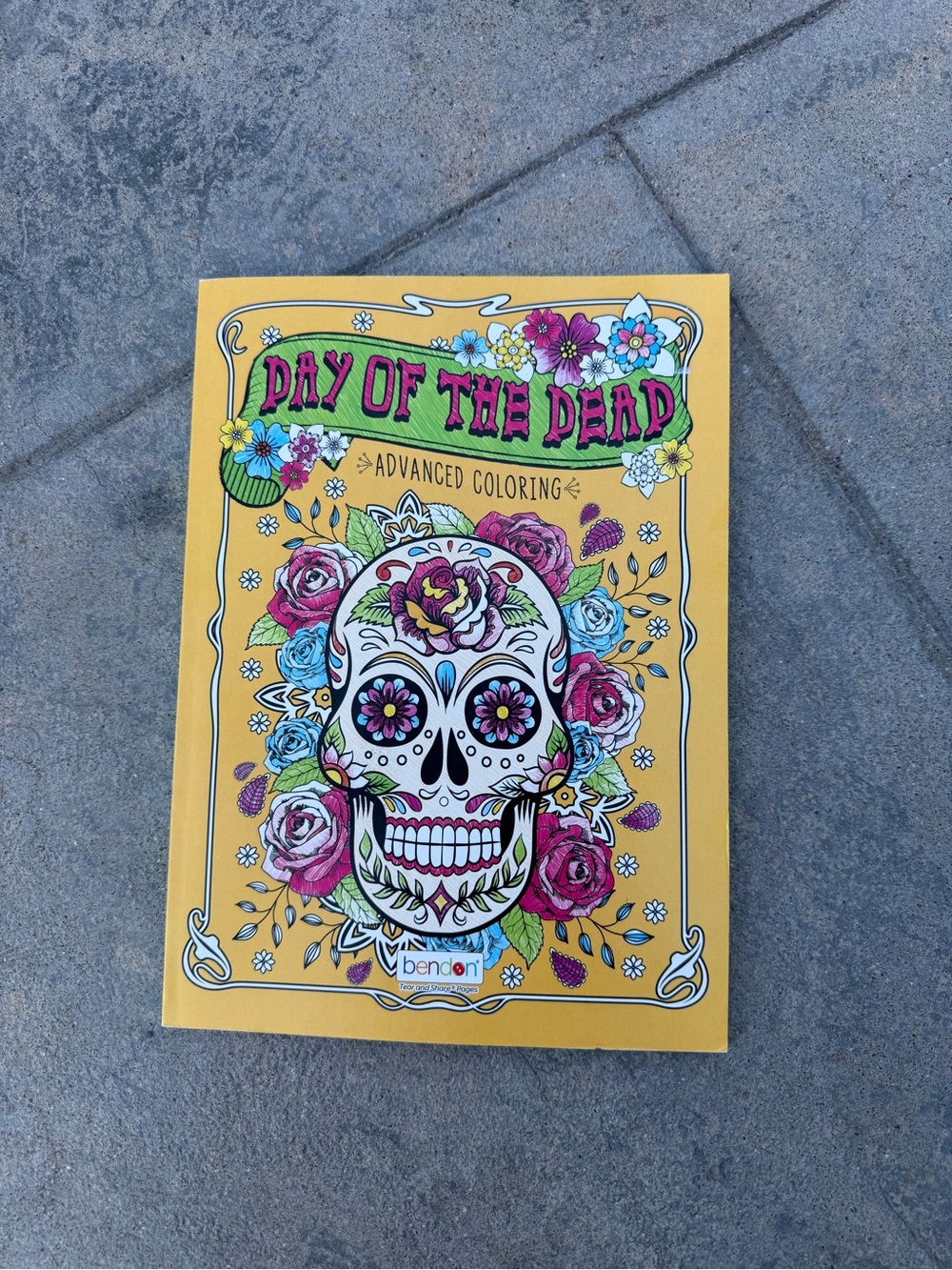 Day of the Dead Advanced Coloring Book -NEW